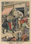 Problems of term in Paris, clandestine removal men, illustration from 'Le Petit Journal', supplement illustre, 29th October 1911 (colour litho)