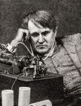 Thomas Alva Edison, 1847 1931. American inventor and businessman. From The History of Our Country, published 1900