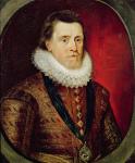 James I (1566-1625) (oil on panel)