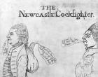 The Newcastle Cockfighter, circa 1750 (engraving)
