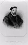 Portrait of Sir Nicholas Bacon (1510-1579) from 'Lodge's British Portraits', 1823 (engraving) (b/w photo)