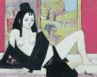 Black Kimono, 2008 (oil on board)