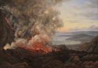 Eruption of the Volcano Vesuvius, 1821 (oil on canvas)