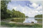 Lake view at Engelsberg, Vastmanland, 1893 (oil on canvas)