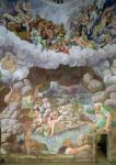 Detail of the destruction of the giants by Jupiter's thunderbolts, Sala dei Giganti, 1536 (fresco)