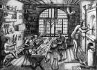 A Goldsmith's Workshop, 1576 (engraving)