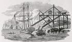Loading Coal on Cargo Ships from 'History of British Birds and Quadrupeds' (engraving)