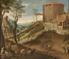 September and October from Los doce meses del año (The Twelve Months of the Year), 1650-99 (oil on canvas)