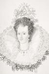Elizabeth I, illustration from 'Old England's Worthies' by Lord Brougham, published c.1880 (emgraving)