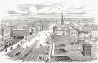 Melbourne, Australia, from 'The Gallery of Geography' by Rev. Thomas Milner, published c.1880 (engraving)