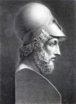 Bust of Pericles, engraved by Giuseppe Cozzi (engraving)