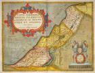 Celebrated places in Judea and Israel, from the 'Theatrum Orbis Terrarum', 1603 (coloured engraving)