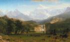 Rocky Mountains, Lander's Peak, 1863 (oil on canvas)