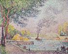 The Debilly Footbridge, c.1926 (oil on canvas)