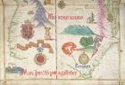 South America (South), detail from world atlas, 1565 (vellum)