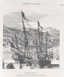 Spanish Vessels, Florida, from the Pagus Hispanorum in Montanus, mid 16th century (engraving)