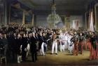The Chamber of Deputies at the Palais Royal Summoning the Duke of Orleans, 7th August 1830 (oil on canvas)
