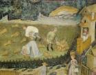 Harvesting sheaves of grain (fresco)