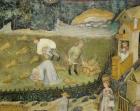 Harvesting sheaves of grain (fresco)