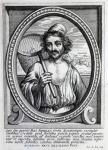 Masaniello, engraved by Petrus de Iode (engraving)