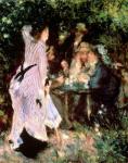 In the Garden, or Under the Trees of the Moulin de la Galette, 1875 (oil on canvas)