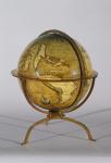 Terrestrial Globe, one of a pair known as the 'Brixen' globes, c.1522 (pen & ink, w/c & gouache on wood)