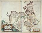The County of Slego, from 'Hiberniae Delineatio', the 'Down Survey', 1685 (hand coloured engraving)