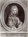 Portrait of Andre Campra (1660-1744) (engraving)