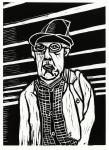 Southwark Man, 2013 (linocut)