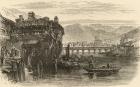 Irun, Spain, illustration from 'Spanish Pictures' by the Rev. Samuel Manning (engraving)