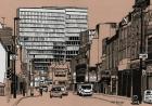 South End - Croydon, 2016 (acrylic ink on board)