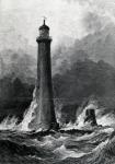 The Proposed New Eddystone Lighthouse, illustration from 'The Illustrated London News', 1879 (engraving)