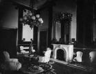 White House interior, Old Green Room (1st interior photo?) Pres.'s study