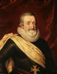 Portrait of Henri IV (1553-1610) King of France (oil on panel)