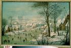 Winter Landscape (oil on panel)