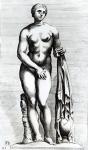 Venus emerging from the bath, c.1653 (etching) (b/w photo)