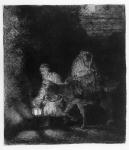 The Flight into Egypt, 1651 (etching)