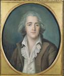 Portrait of Francois Rene (1768-1848) Vicomte de Chateaubriand, c.1786 (pastel on paper)