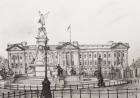 Buckingham Palace, London, 2006, (Ink on Paper)