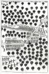 Ambush of the Iroquois, from 'Dialogue de M. le baron de Lahontan et d'un sauvage dans l'Amerique', published in Amsterdam 1704 (engraving) (b/w photo)