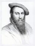 Thomas Wyatt (1503-42) (engraving) (b&w photo)