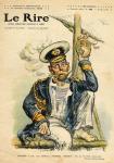 George V, 'The Simple', the first Midshipman of the Royal Navy, from the front cover of 'Le Rire', 28th May 1910 (colour litho)