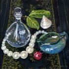 Still Life with Pearls (oil on canvas)