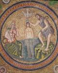 Baptism of Christ by John the Baptist (mosaic) (detail of 244978)