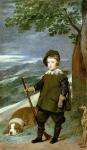 Prince Balthasar Carlos (1629-49) Dressed as a Hunter, 1635-36 (oil on canvas)