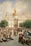 The Great Church of Kievo-Pecherskaya Lavra in Kiev, 1905 (oil on canvas)