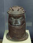 Commemorative Oba Head, late 18thc early 19thc (brass)