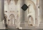 Interior of the Grote Kerk, Amsterdam, c.1637 (oil on wood)