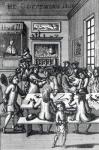 The Coffeehouse Mob, by Edward Ward, taken from "Vulgus Britannicus", 1710 (engraving)