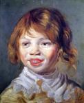 The Laughing Child (oil on canvas)